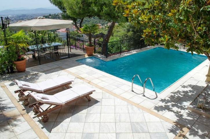 Villa für 2 Personen, mit Pool und Ausblick sowie Kinderpool und Garten in Griechenland - 2