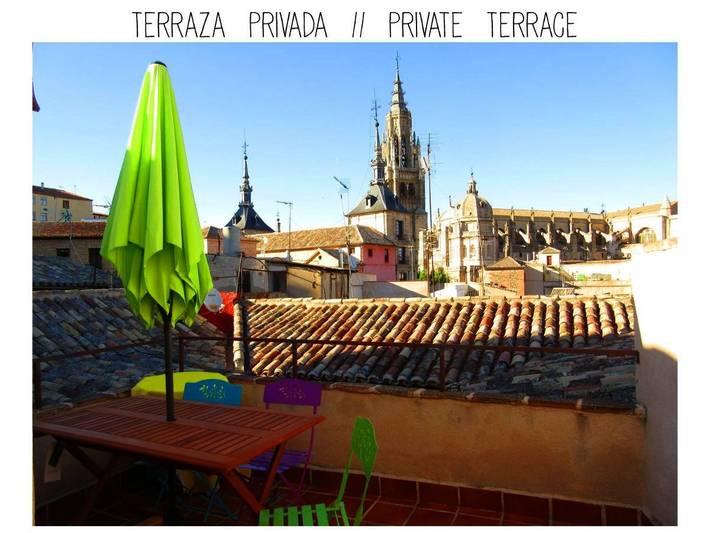 Apartamento para 7 personas, con vistas y balcón, Familias con niños en Toledo