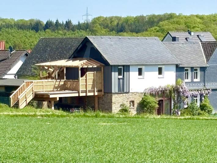 Ferienwohnung für 5 Personen, mit Garten