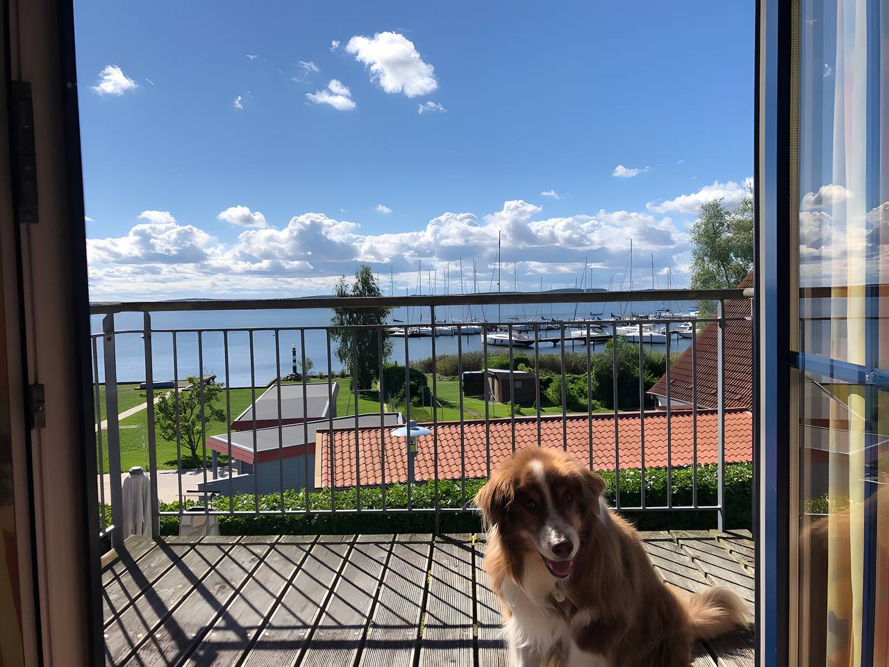 Ferienhaus 'Boddenperle' mit Meerblick, privater Terrasse und Wlan in Breege, Rügen