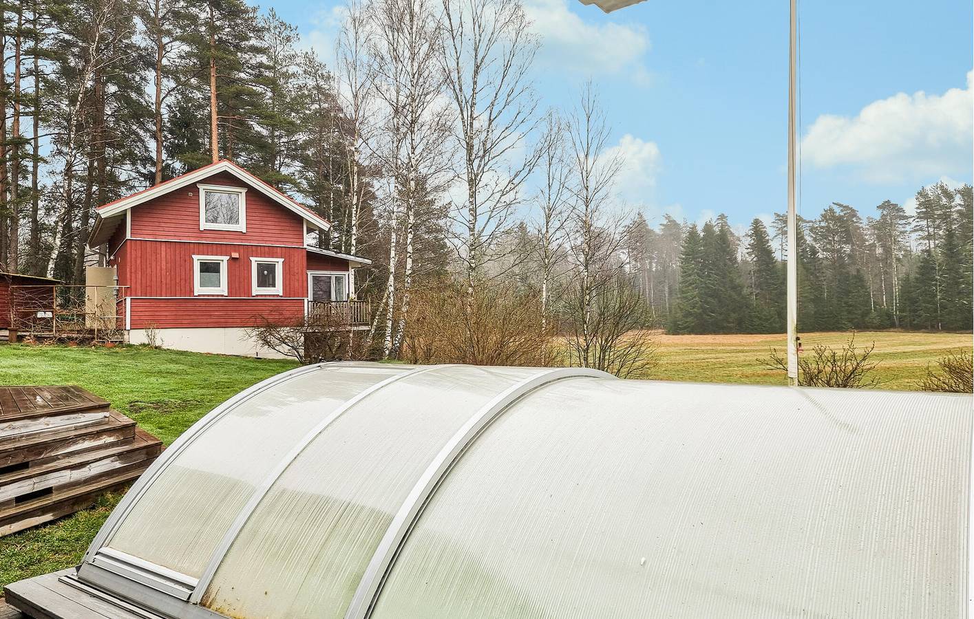 Ferienhaus für 6 Personen mit Ausblick in Vargarda, Västergötland