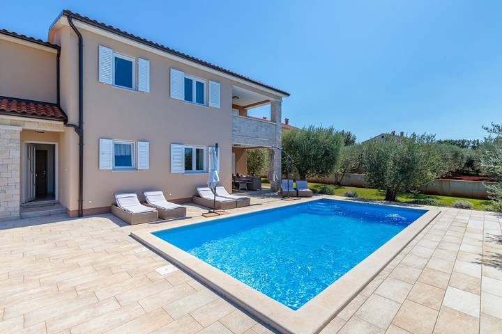 Ferienhaus mit Meerblick für 8 Personen, mit Pool und Garten in Istrien - 3