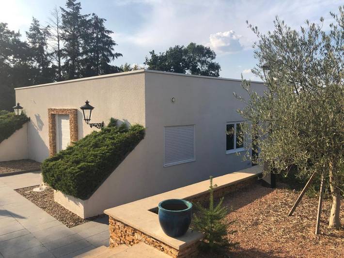 Maison de vacances pour 2 personnes, avec Terrasse ainsi que Jardin et Vue