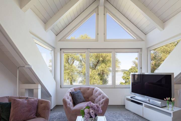Ferienwohnung für 5 Personen, mit Balkon und Seeblick in Reichenau