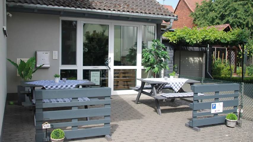 Ferienwohnung für 15 Personen, mit Garten