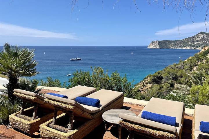 Maison de vacances pour 4 personnes, avec jardin ainsi que piscine et balcon