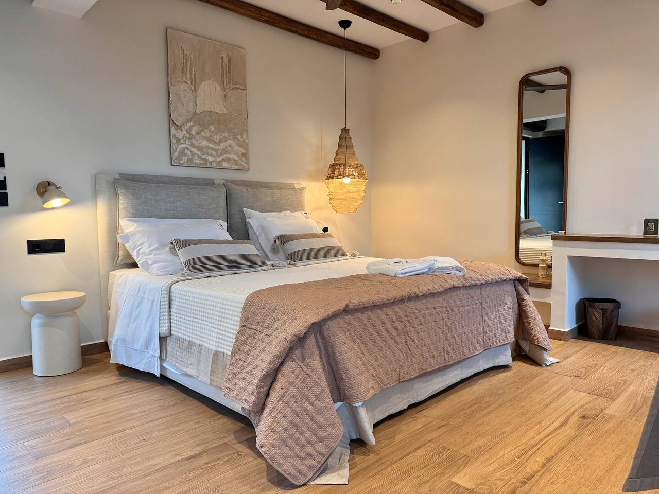 Studio entier, Studio 'Elata' avec vue sur la montagne, Wi-Fi et climatisation in Rhodes