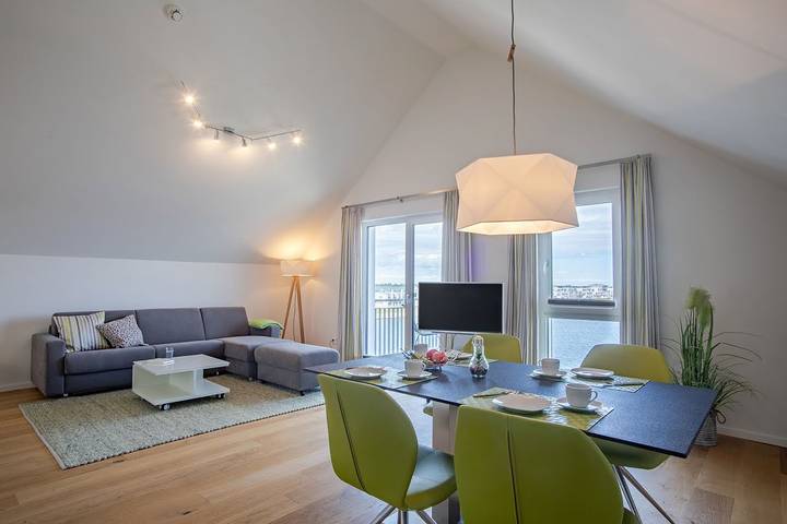 Ferienwohnung für 4 Personen, mit Balkon/Terrasse und Balkon sowie Sauna und Meerblick, kinderfreundlich in Kappeln - 2
