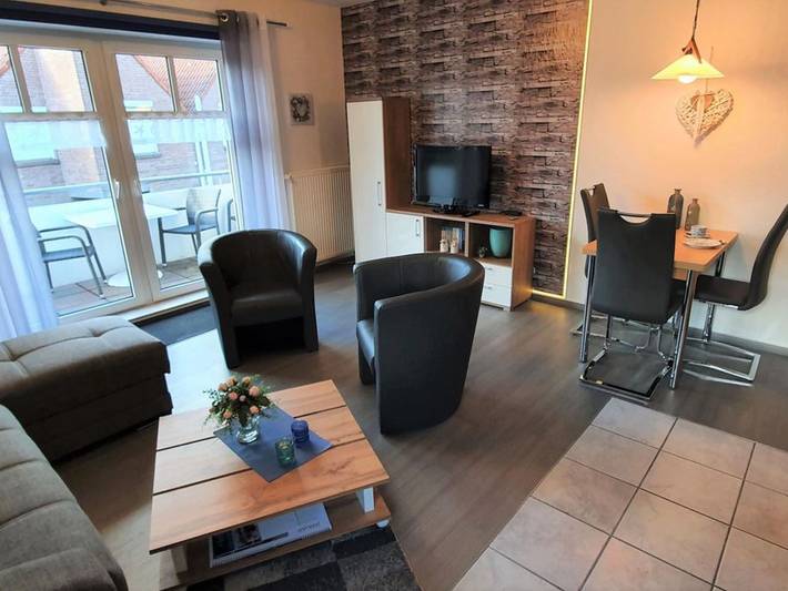 Ferienwohnung für 2 Personen, mit Balkon in Carolinensiel