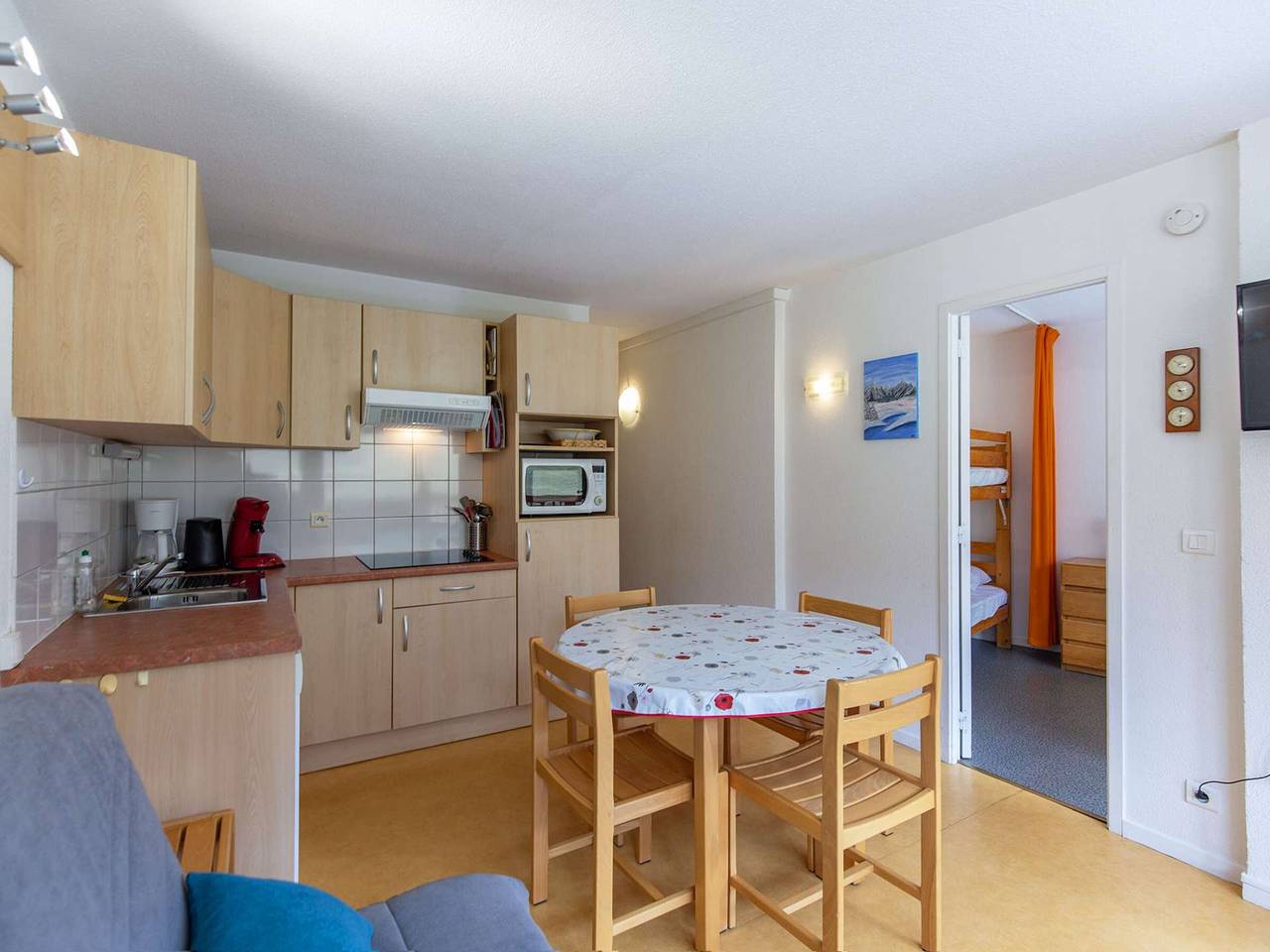 Ganze Wohnung, Wohnung 6 Pers - 1 Sz, direkt an der Piste mit Balkon - La Mongie in La Mongie, Bagnères-de-Bigorre