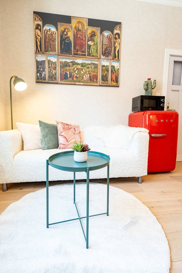 Ganze Ferienwohnung, Cozy 1Br stay w/ backyard & balcony in Gent (Flandern), Gent