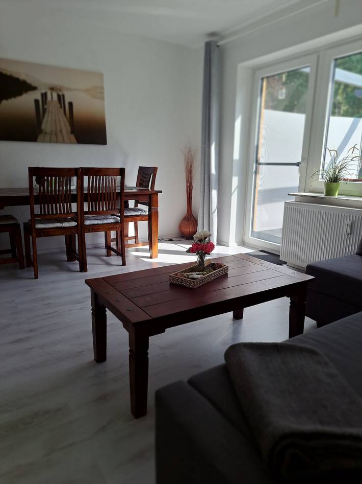 Ferienwohnung für 4 Personen, mit Balkon und Terrasse sowie Garten in Geestland