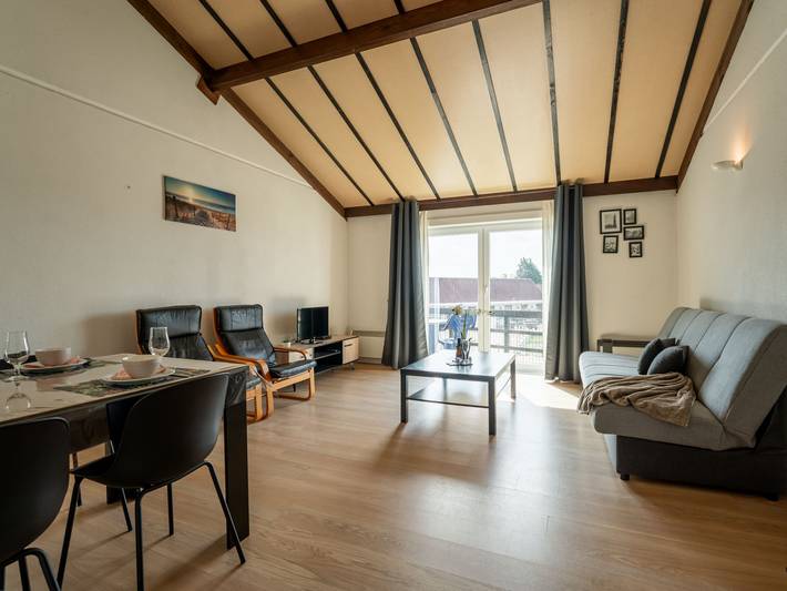 Location de vacances pour 3 personnes, avec balcon à Bredene