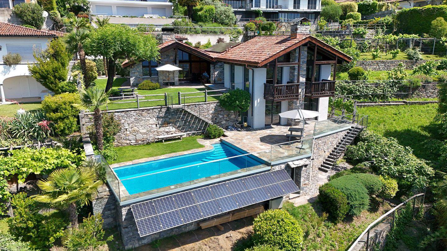Vakantiehuis voor 6 personen met balkon in Minusio, Ticino Alpen en Verbano