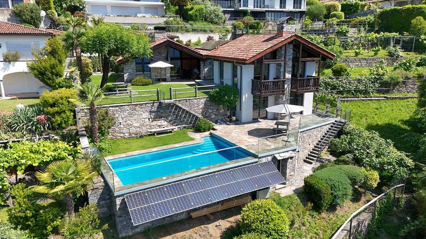 Ferienhaus für 8 Personen, mit Balkon und Garten sowie Pool und Sauna am Lago Maggiore (Schweiz) - 3