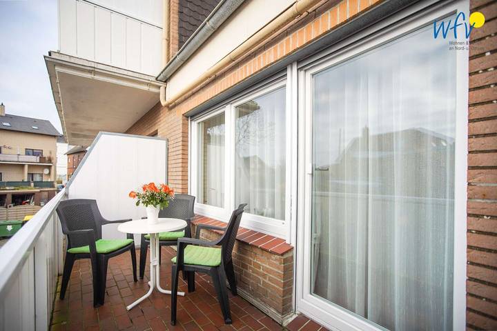 Ferienwohnung für 3 Personen, mit Balkon auf Borkum - 3