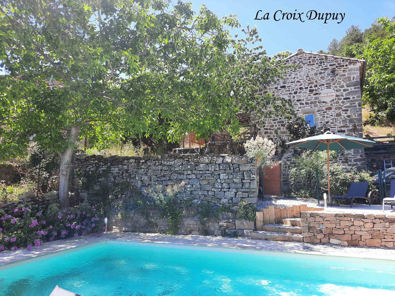 Haus "La Croix Dupuy" mit privatem Pool in Chassiers, Parc naturel régional des Monts d'Ardèche