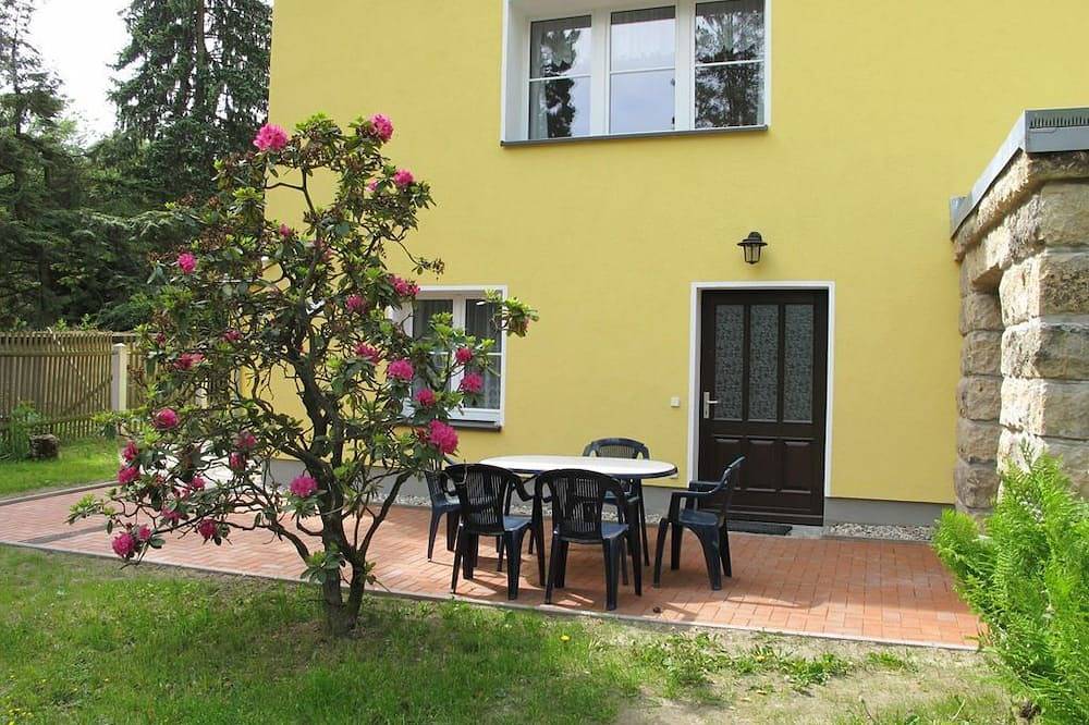 Ganze Wohnung, Ferienwohnung \"Flößersteig\", 2 Schlafräume - Ferienhaus Schrammsteinblick in Reinhardtsdorf-Schöna, Elbsandsteingebirge
