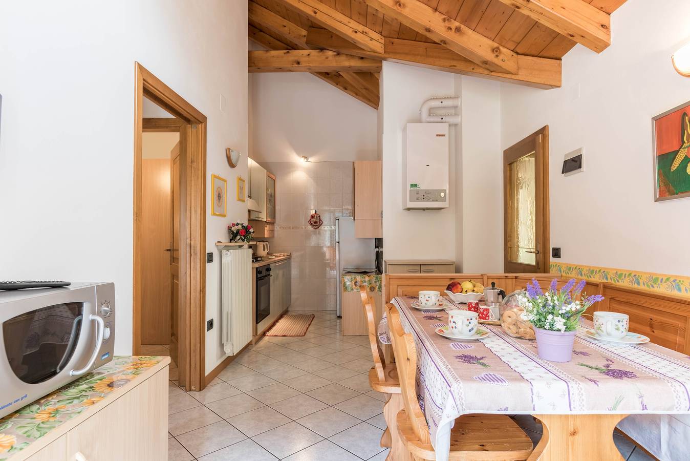 Ganze Wohnung, Ferienwohnung "Casa Bamby - Cevedale" mit Balkon, Garten & Bergblick in Peio, Nationalpark Stilfser Joch