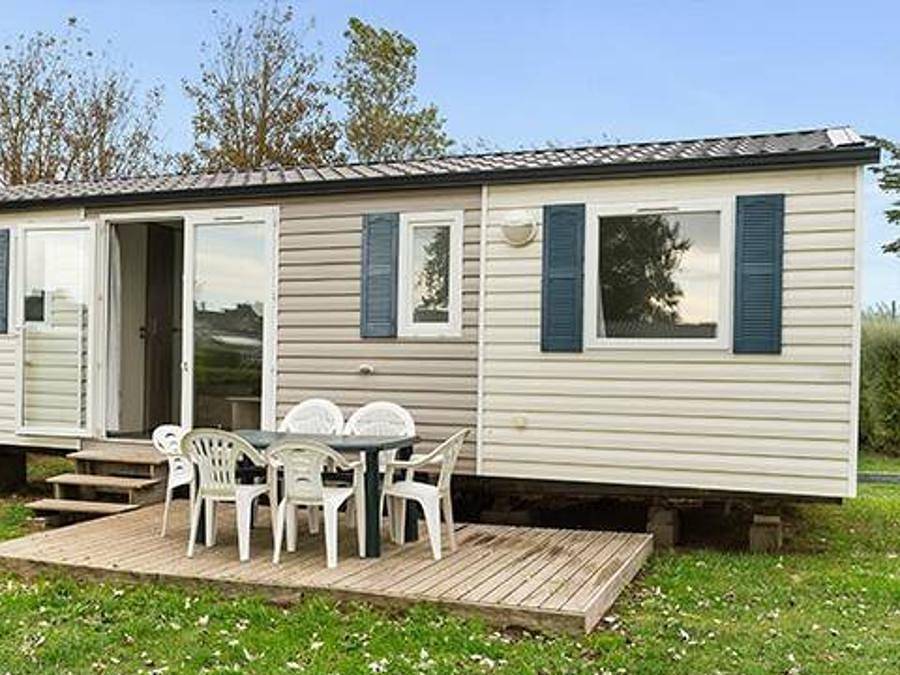 Camping La Baie du Kernic - Mobilhome 6 personnes - Classic | 3 Ch. | 6 Pers. | Terrasse simple in Plouescat, Côte des Légendes
