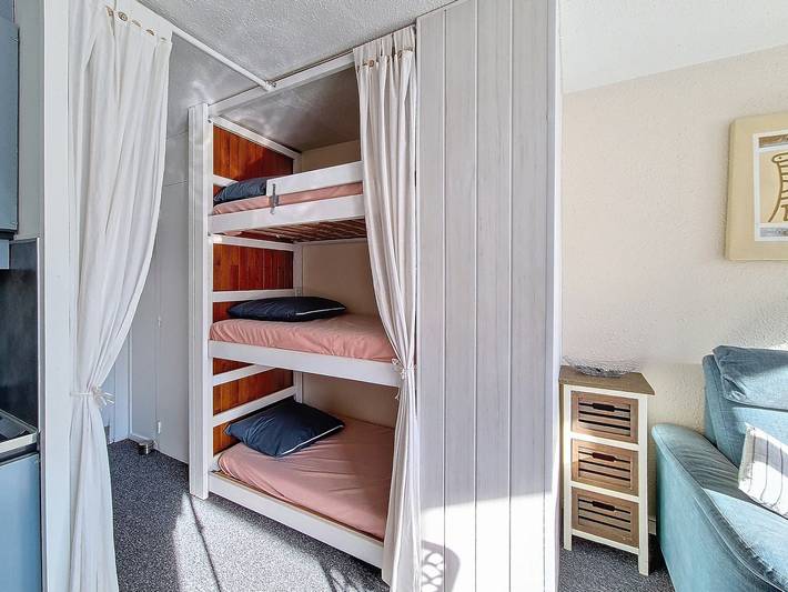 Estudio entero, Estudio acogedor a pie de pistas con balcón in Les Menuires, Saint-Martin-de-Belleville