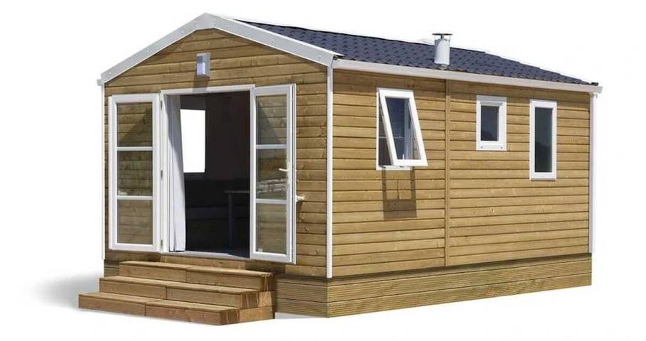 Casa rodante para 2 personas, con piscina para niños y piscina - 1