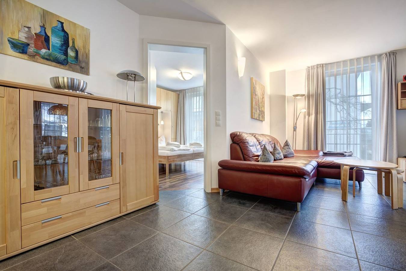 Ganze Wohnung, Ostseeresidenz Gorki Park Whg. 09: 5-Sterne  Meerblick und Indoor-Pool in Seebad Heringsdorf, Heringsdorf