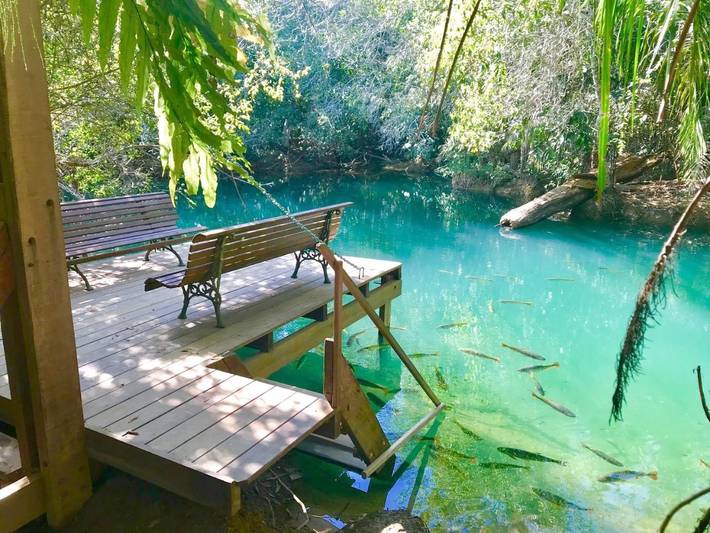 Pousadas para 6 pessoas, com piscina e jardim e ainda vista em Bonito