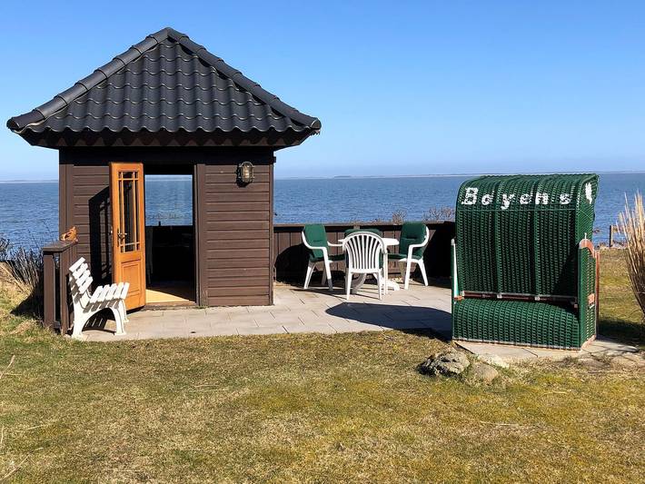 Ferienhaus Wattprinzessin mit Meerblick, Garten und offenem Kamin in Nebel in Nebel, Amrum