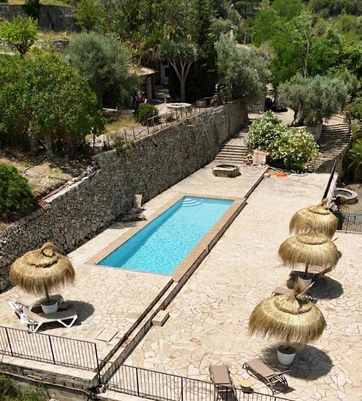 Casa de vacaciones para 2 personas, con Terraza y Jardín además de Piscina y Vistas en Alaró