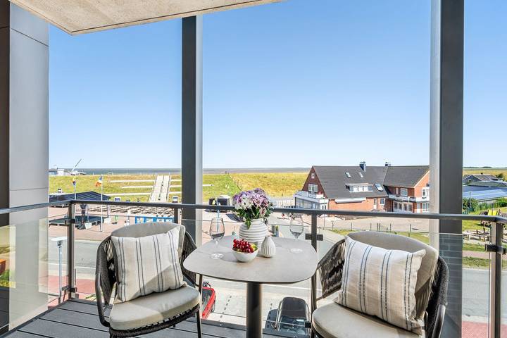 Ferienwohnung für 4 Personen, mit Balkon und Sauna in Südtondern