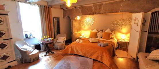 Chambre d’hôte pour 5 personnes, avec jardin et jacuzzi, animaux acceptés dans Conques-en-Rouergue