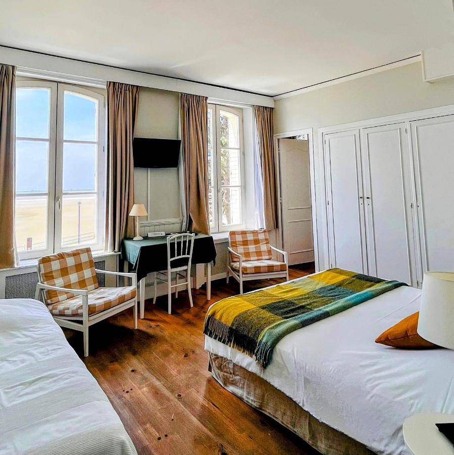 Double or Twin Room with Village View in Le Crotoy, Région d'Abbeville