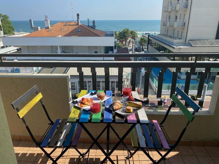 Hotel voor 3 personen, met uitzicht en balkon, met huisdier in Riccione