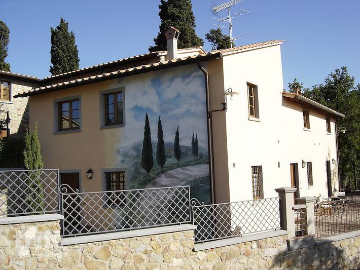 Casa vacanza per 4 persone, con terrazza e balcone/terrazza nonché piscina a Barberino di Mugello