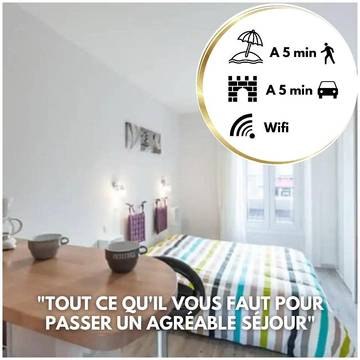Gîte pour 2 personnes dans Thermes Marins de Saint-Malo