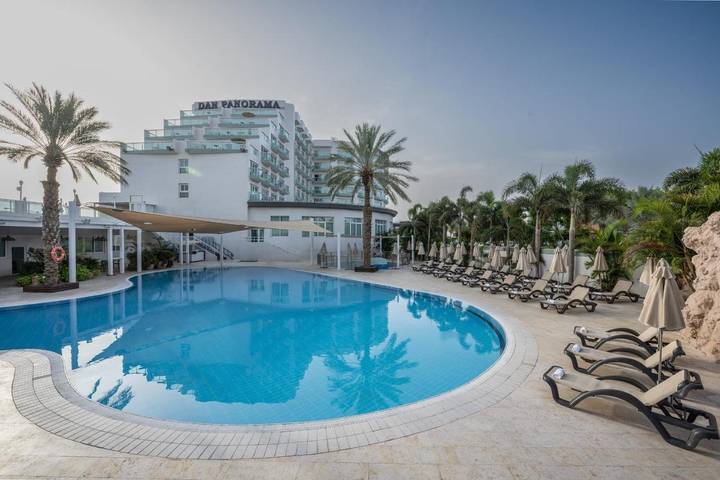 Hôtel pour 2 personnes, avec piscine et balcon ainsi que sauna et vue à Eilat