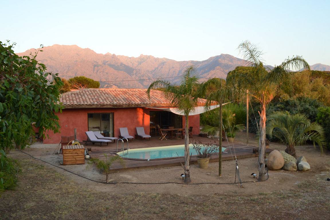Eco Lodges Casa Arancia, piscine privative chauffée Aghja Serena in Montegrosso, Région de Calvi