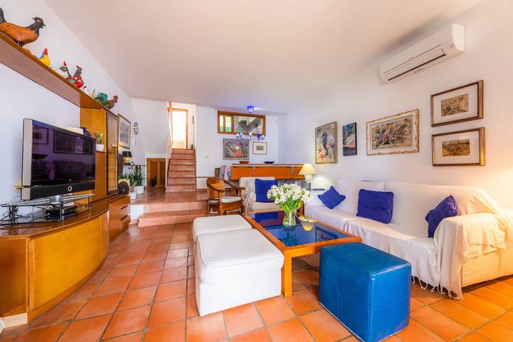 Ferienhaus Es Niu mit Meerblick, Garten und WLAN in Felanitx, Mallorcas Küste