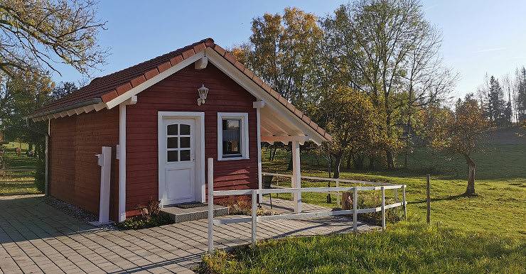 Rad-Wander-Häusle Bodensee - Rad-Wander-Häusle mit 17qm, 1 Wohn-/Schlafraum, max. 4 Personen in Pfullendorf, Region Bodensee-Oberschwaben