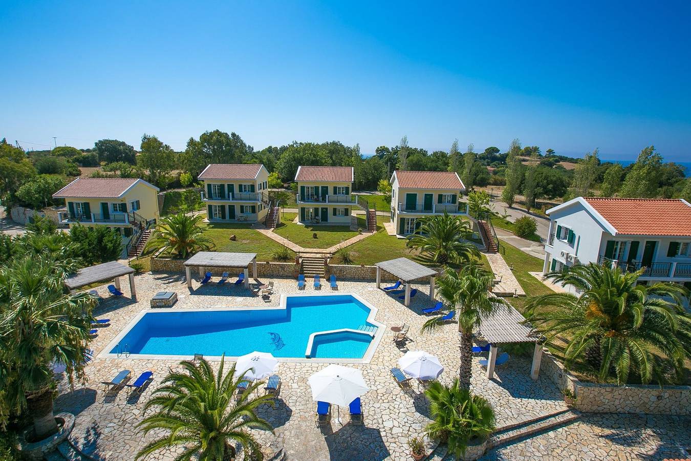 Villa für 4 Personen mit Terrasse in Spartia, Kefalonia