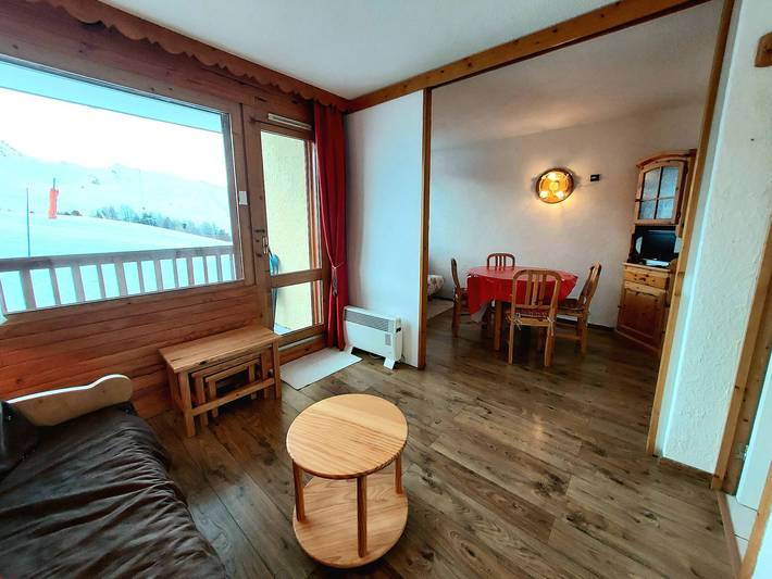 Estudio entero, Estudio divisible 4 pers a pie de pistas en Plagne Villages in Plagne Villages, La Plagne-Tarentaise