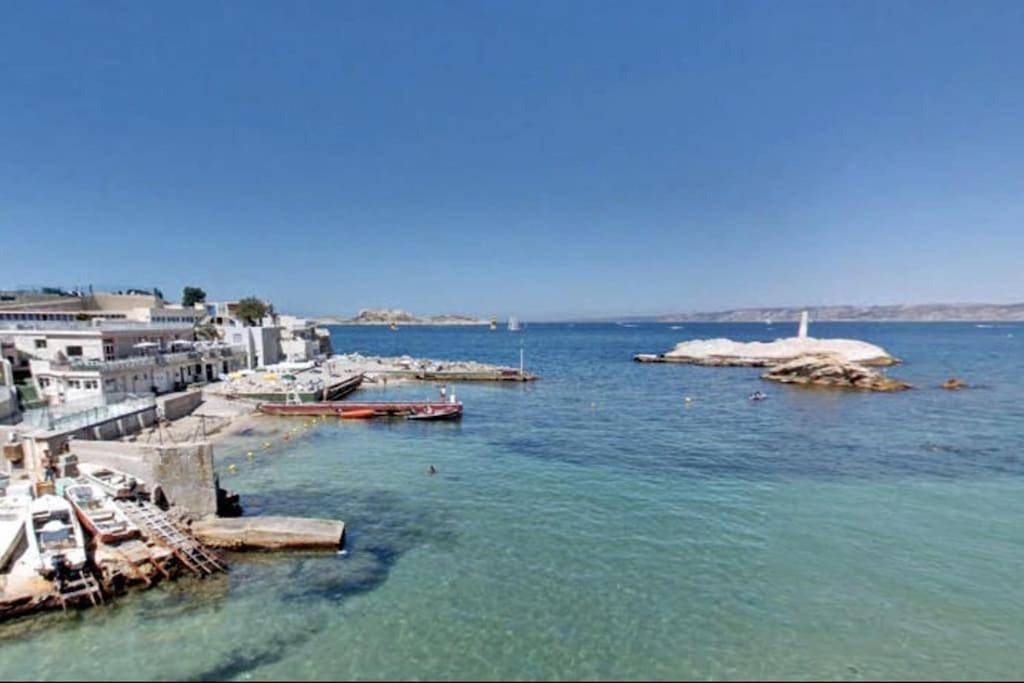Villa en bord de mer à malmousque in Marsella, Marsella region