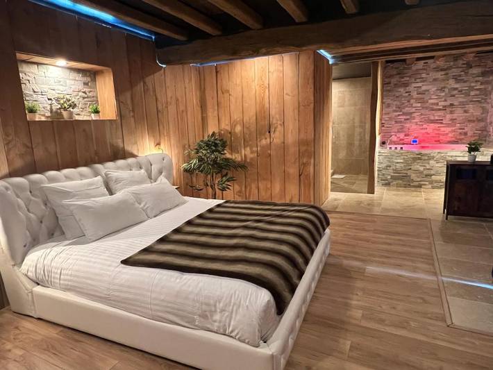 Maison de vacances pour 2 personnes, avec Jacuzzi et Terrasse ainsi que Jardin et Vue