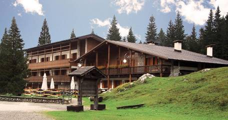 Hôtel pour 2 personnes, avec vue et jardin, animaux acceptés à Ampezzo