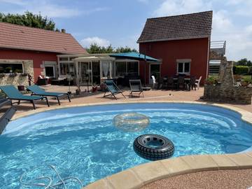 Chambre d’hôte pour 4 personnes, avec jardin et piscine à Aunou-sur-Orne