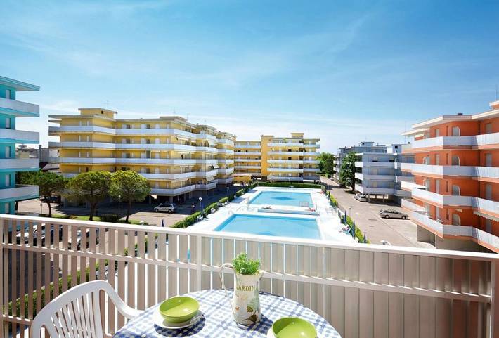 Studio für 4 Personen, mit Balkon/Terrasse in Bibione - 2