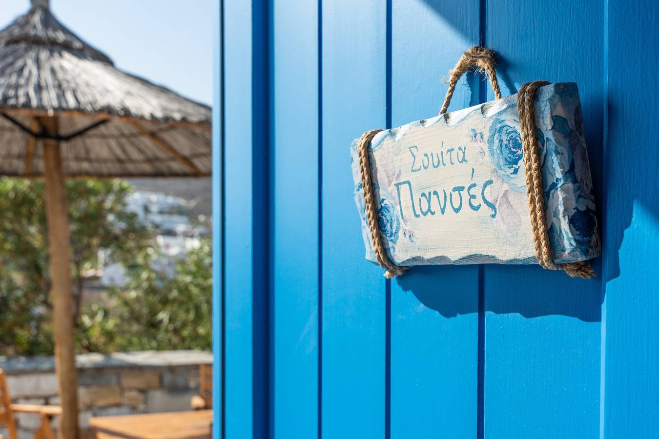 Appartement dans un hôtel 'Sun Rock Boutique - Villa Pansy' avec terrasse privée et climatisation in Agios Prokopios, Cyclades