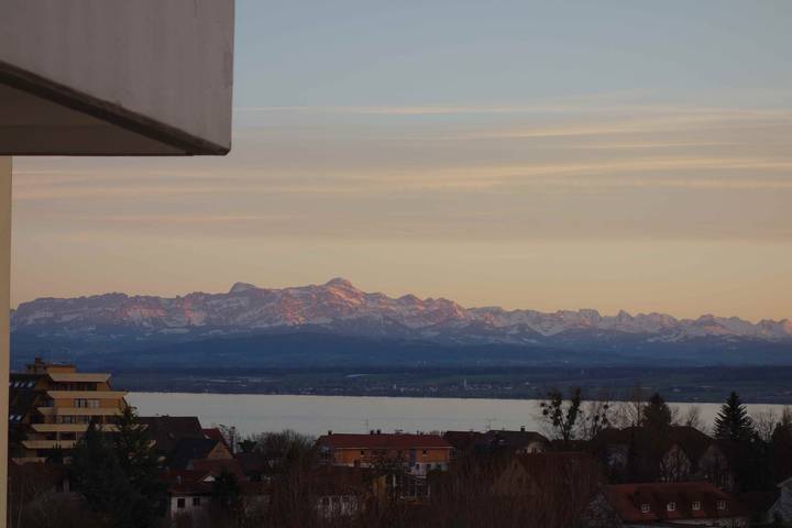 Ferienwohnung für 3 Personen, mit Balkon und Seeblick in Meersburg