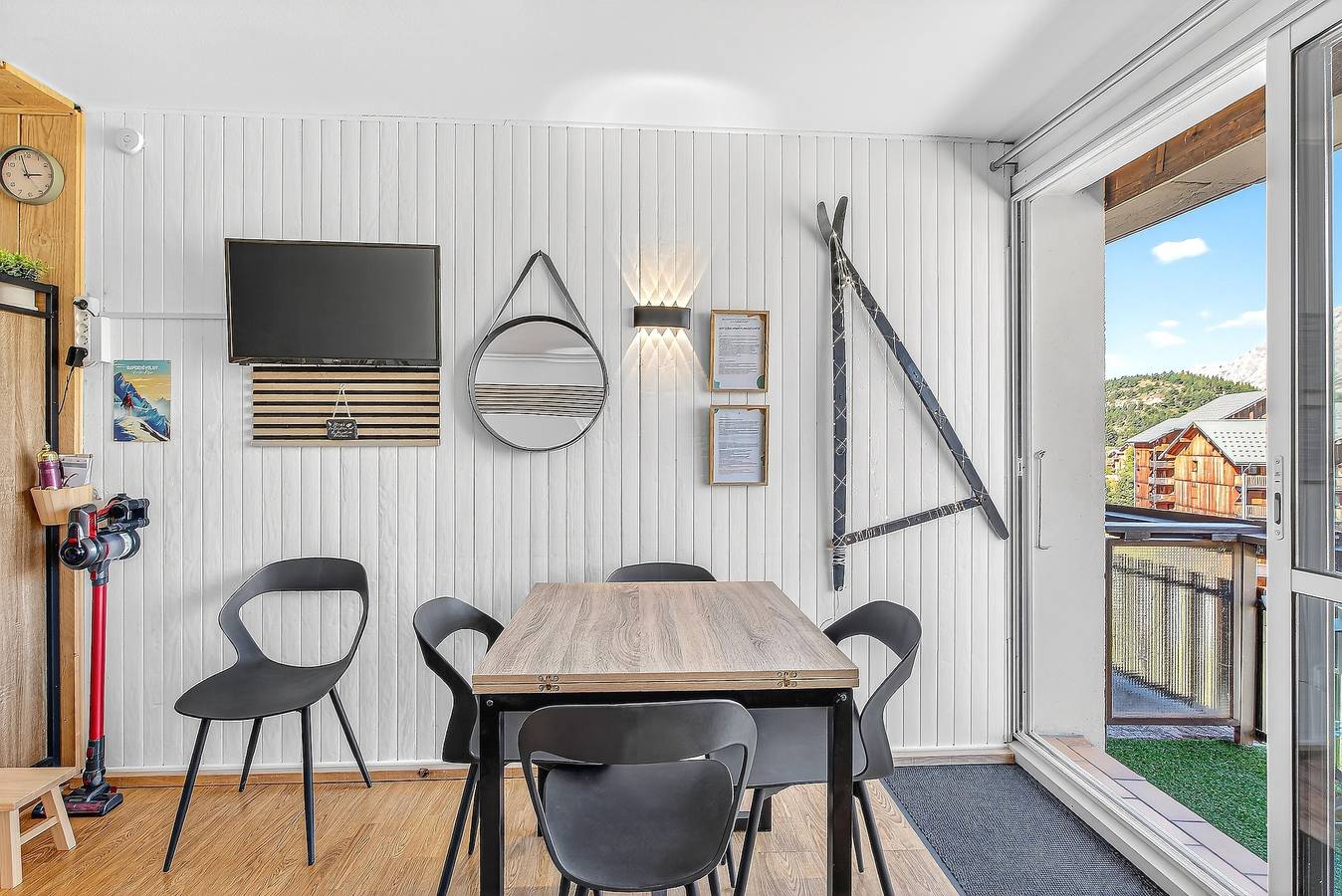 Ganzes Studio, Studio 'Le 28' mit Bergblick, Balkon und Wlan in Saint-Étienne-en-Dévoluy, Le Dévoluy